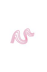 Pink Wavy Lines 