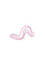 Pink Wavy Lines 