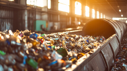 Large Pile of Trash in a Building