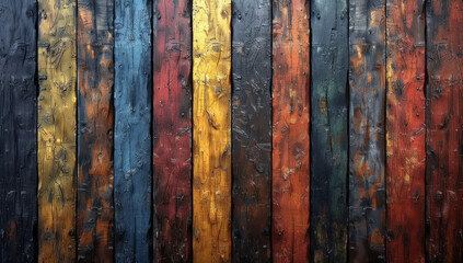 Retro Grunge Wooden Plank Background Texture extreme closeup. Generative AI