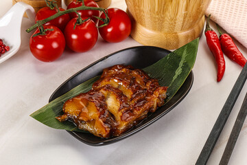 Grilled eel with unagi sauce
