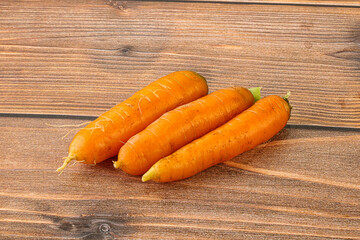 Yoiung natural organic carrot heap