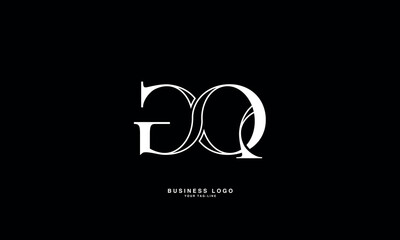 GQ, QG, G, Q, Abstract Letters Logo Monogram
