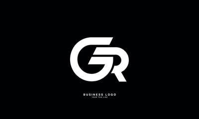 GR, RG, R, G, Abstract Letters Logo Monogram