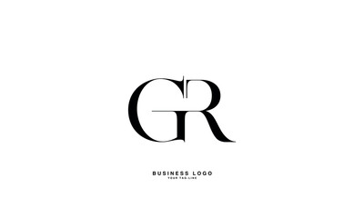 GR, RG, R, G, Abstract Letters Logo Monogram
