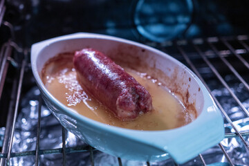 cotechino and zampone pork sausage for the Christmas holidays typical product - 732338771