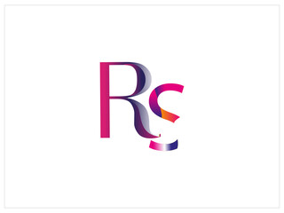 Combination logo design vector illustration ,letter combination,