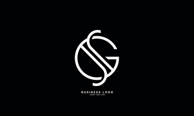 GS, SG, G, S, Abstract Logo Monogram