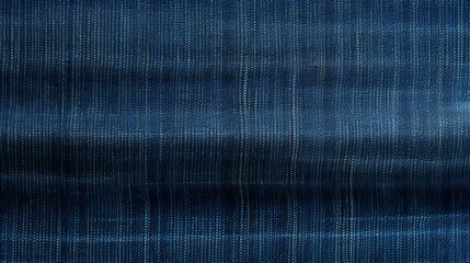Blue denim fabric texture close-up