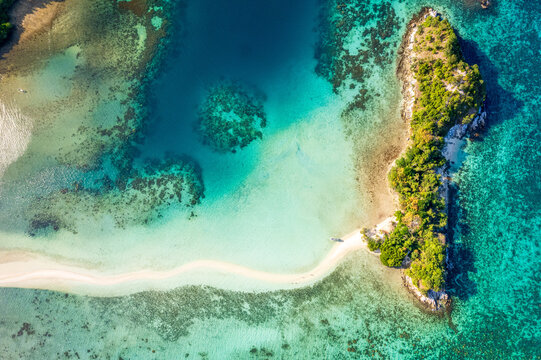 Vue aréienne snake island