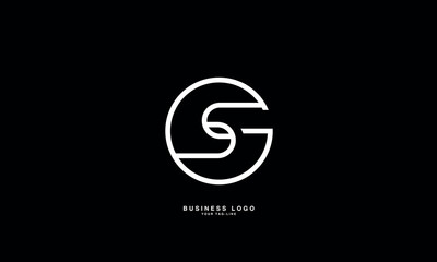 GS, SG, G, S, Abstract Letters Logo Monogram