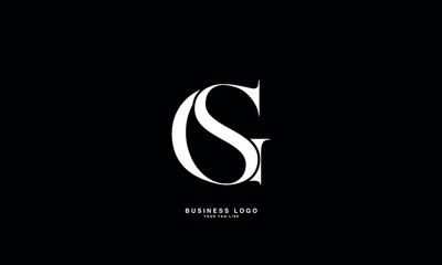 GS, SG, G, S, Abstract Letters Logo Monogram