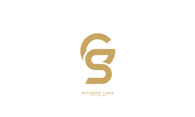 GS, SG, G, S, Abstract Letters Logo Monogram