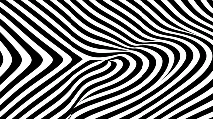 Poster Optical illusion, charming abstract pattern background © jiejie