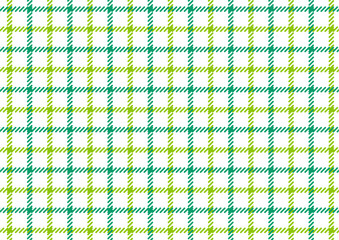 緑のタッターソールチェック柄の背景素材