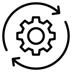 gear icon, cog wheel, engine circle, 