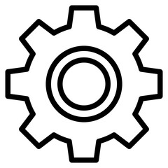 gear icon, cog wheel, engine circle, 
