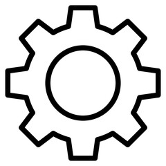 gear icon, cog wheel, engine circle, 