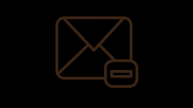 Envelope Letter Mail Outline Animated Icons