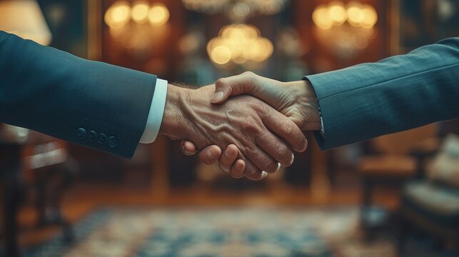 Elderly married couple chat, discuss retirement, insurance documents, and meet with their attorney or financial advisor.