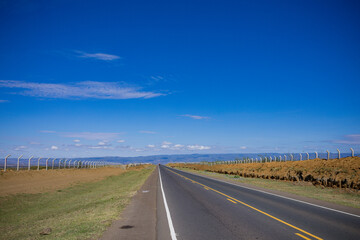 road in the countryside