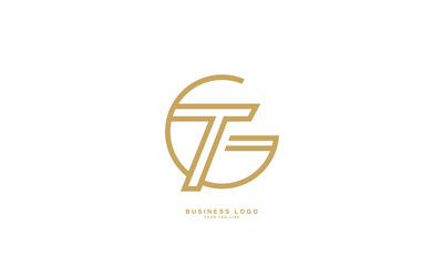GT, TG, G, T, Abstract Letters Logo Monogram