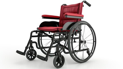 Fototapeta na wymiar wheelchair isolated on a white background
