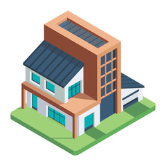 Houses Buildings Icon

