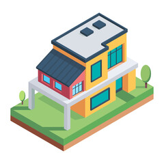 Houses Buildings Icon


