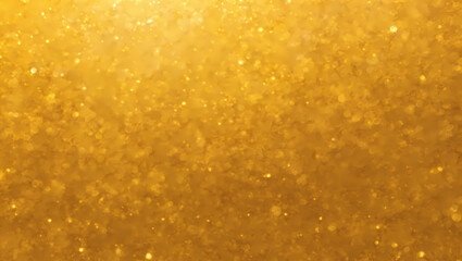 Sunny Yellow Gold Glowing Grainy Gradient Background Noise Grunge Texture for Webpage Header or Banner Design.