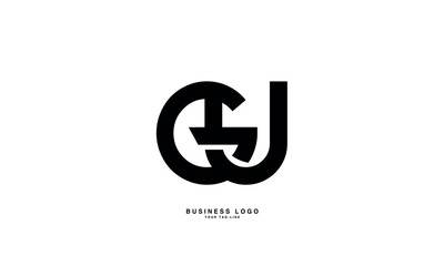 GU, UG, G, U, Abstract Letters Logo Monogram