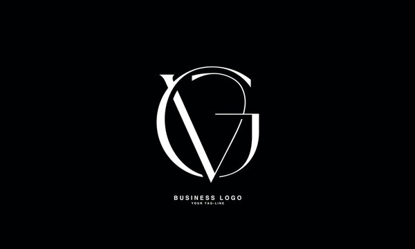 GV, VG, G, V, Abstract Letters Logo Monogram