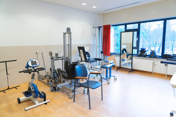 Exercise room of a rehabilitation hospital