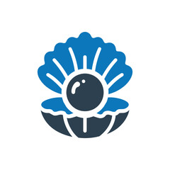 Pearl in a shell icon