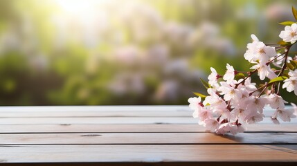 Table background and spring time