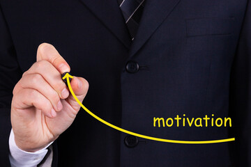 Businessman, consultant or human resources officer give you a motivation to growth personal...