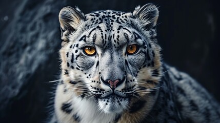 Majestic Wild Snow Leopard Captured in Stunning Detail
