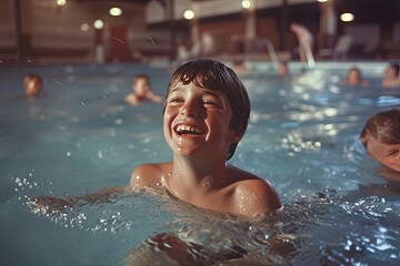 Summer bliss: Enjoying the pool and water activities.