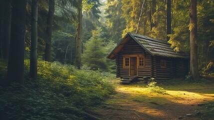 Secluded Forest Cabin Retreat
