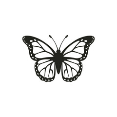 monarch butterfly vector silhouette