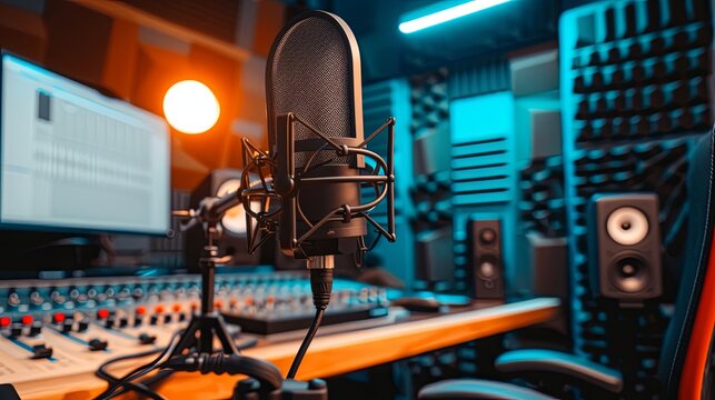 Podcast Recording Session