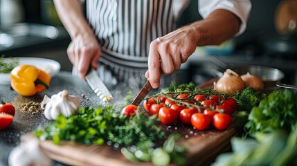 Culinary Instructor Teaching Online Class