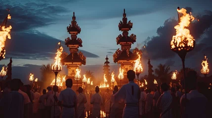 Zelfklevend Fotobehang Nyepi Day of Silence © selentaori