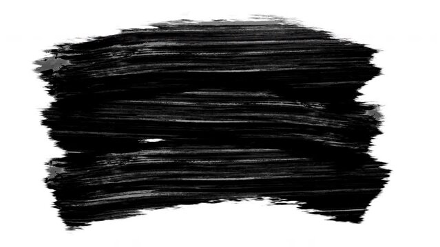 Brush grunge stroke. Computer generated 3d render