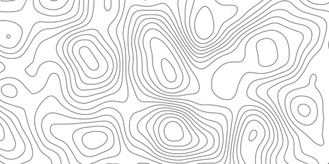 Abstract design with seamless pattern with lines topographic map. geographic mountain relief. retro topographic map. geographic contour map paper texture. terrain path isolated on a white background.
