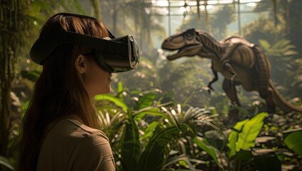  Virtual Reality Adventure with Dinosaur Encounter