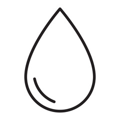 Blood Drop line icon.