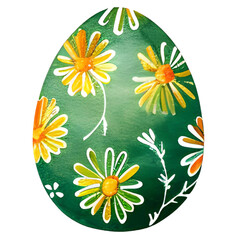 Vintage Easter Egg Floral Design for Spring Celebration  Illustration