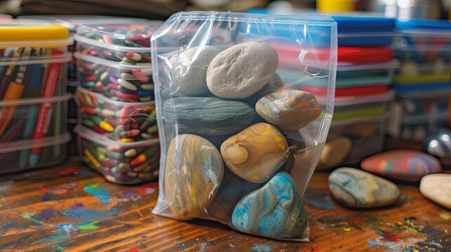 Ziplock Bag for Painted Rocks
