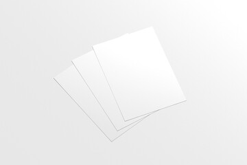 Flyer Mockup 3D Rendering